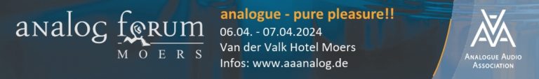 Erinnerung: Am 06. und 07.04 findet das 35. Anlalogforum in Moers statt