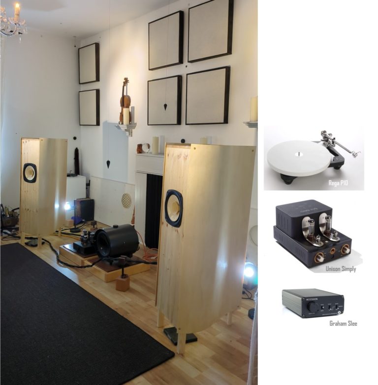 Und noch eine neue Anlage eines Zuschauers! Mit wirklich außergewöhnlichen Lautsprechern!